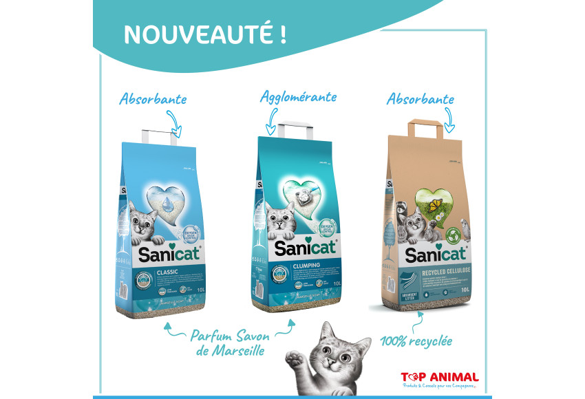 3 NOUVEAUTÉS DE LITIÉRE CHAT SANICAT ! 